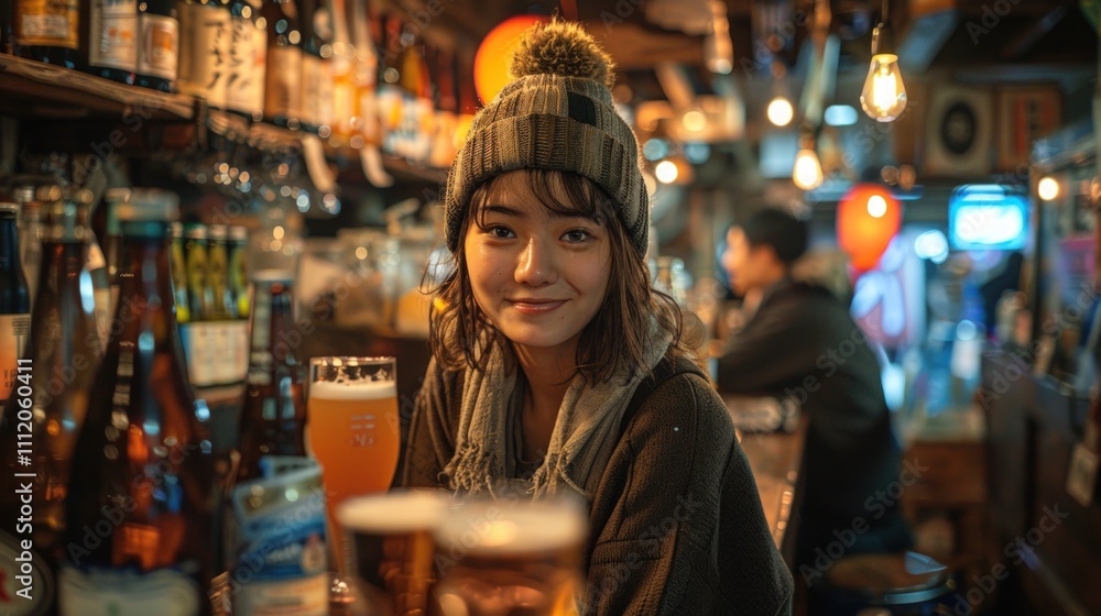 Woman at a Japanese Bar Woman at a Japanese Bar