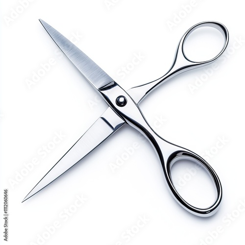 Sharp ergonomic crafting scissors ideal for precise cutting in a sewing or crafting environment photo