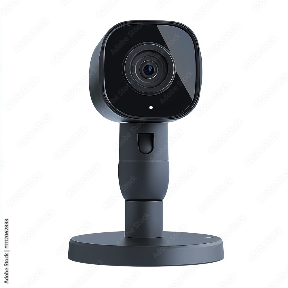 High-definition webcam with adjustable stand ideal for remote work, video calls, and streaming during daylight hours in a home office setting High-definition webcam with adjustable stand ideal for remote work, video calls, and streaming during daylight hours in a home office setting
