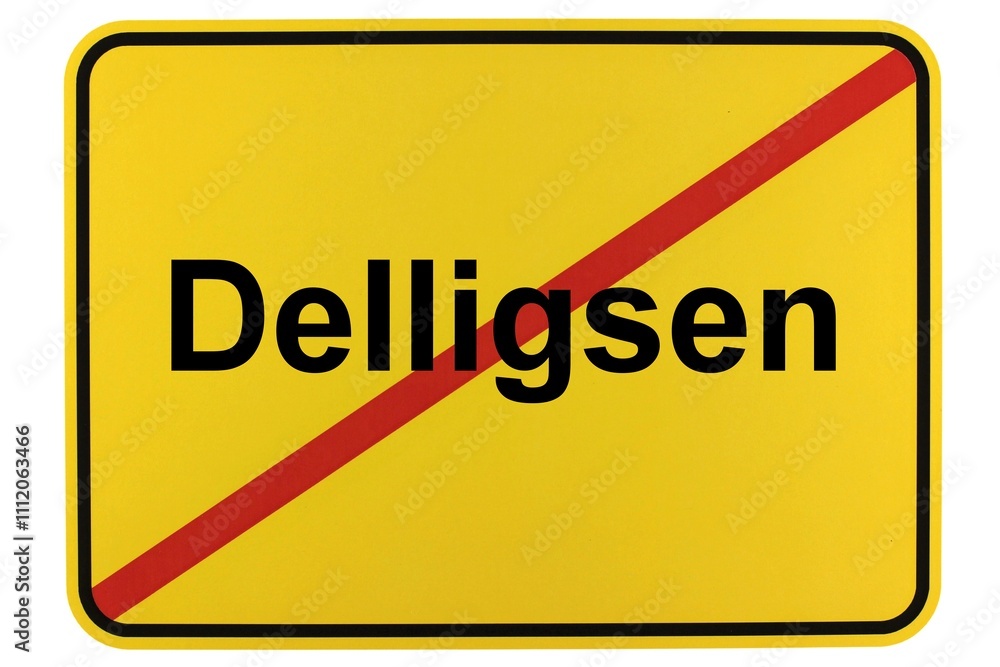 Illustration eines Ortsschildes der Gemeinde Delligsen in Niedersachsen Illustration eines Ortsschildes der Gemeinde Delligsen in Niedersachsen