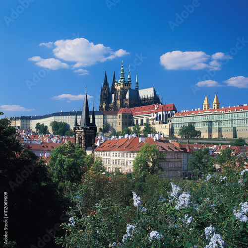 Çek Cumhuriyeti, Orta Bohemya Bölgesi, Prag, Mala Strana, Bohemya, Vrtba Bahçesi ve St. Nicholas Kilisesi photo