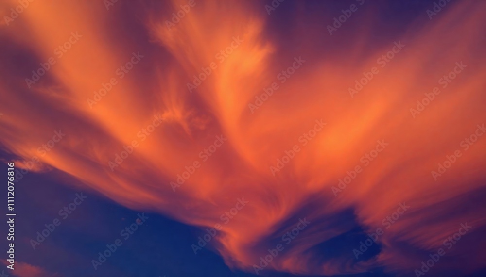 Fototapeta premium colorful swirly magical clouds