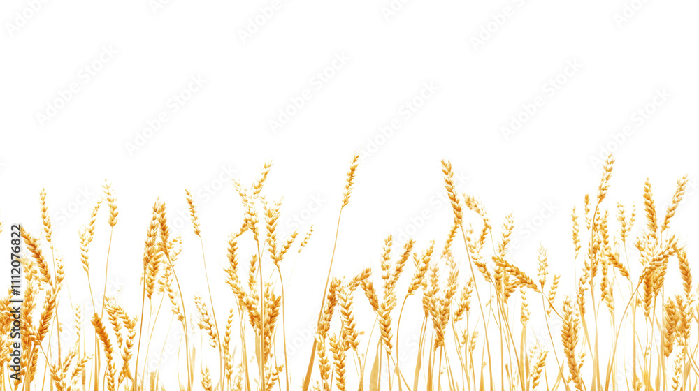 Wheat spikelets transparent background Wheat spikelets transparent background