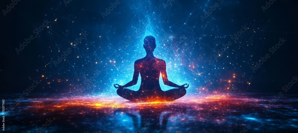 Soul moksha meditation pray yoga. Religion belief faith worship. Generative AI technology.
Soul moksha meditation pray yoga. Religion belief faith worship. Generative AI technology.
