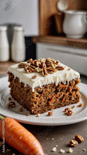 Wallpaper Mural Carrot cake with cream cheese frosting Torontodigital.ca