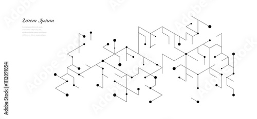 幾何学 抽象 六角形 回路 科学 テクノロジー 背景