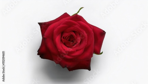 Romantic Red Rose Close-Up. Perfect for Valentine's Day or 8th March Women’s Day. Symbol of Love, Passion, and Elegance for Cards, Gifts, or Social Media Campaigns with Stunning Floral Aesthetic