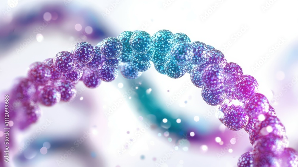 DNA structure isolated on white background DNA structure isolated on white background