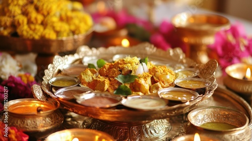 Festive dishes for the holiday of Diwali