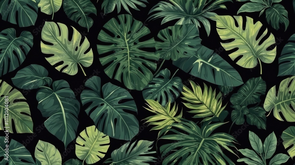 pattern with green and black pattern with green and black