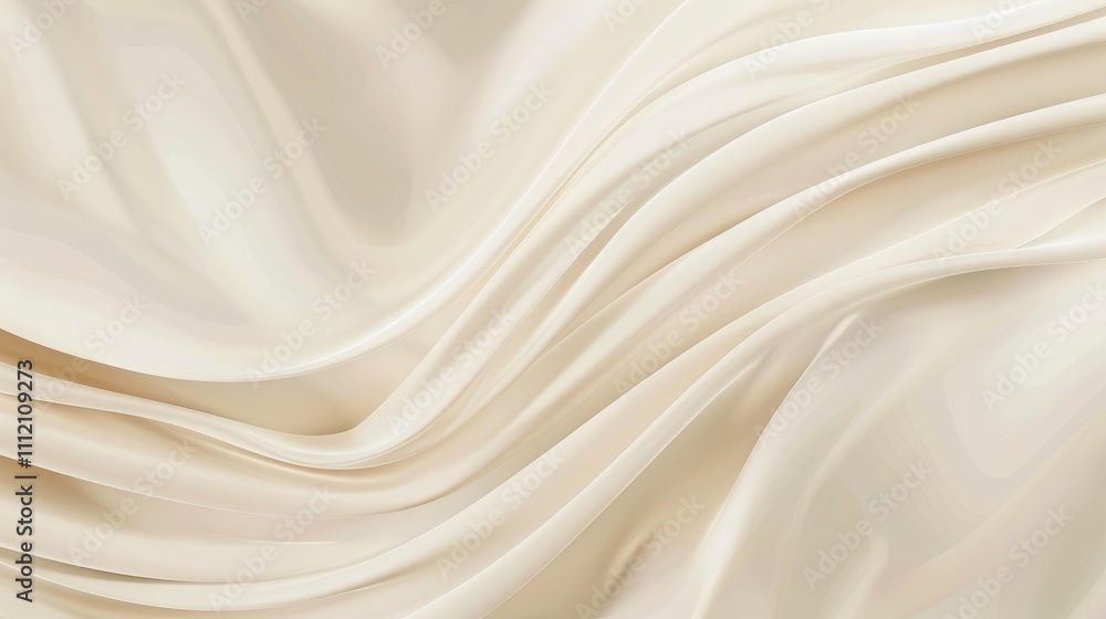 Smooth elegant white silk or satin texture forming waves and ripples, creating a luxurious background or wallpaper design Smooth elegant white silk or satin texture forming waves and ripples, creating a luxurious background or wallpaper design