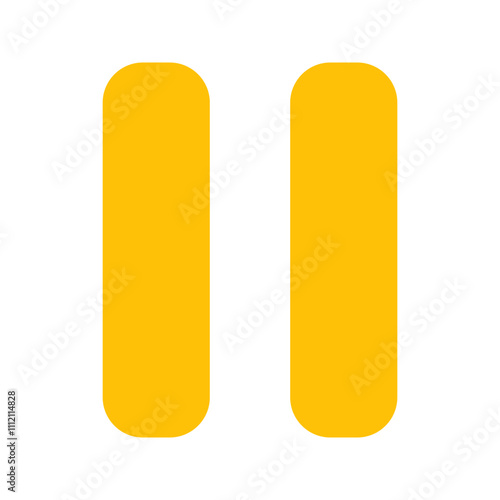 pause flat icon