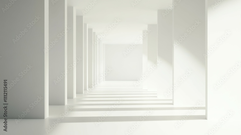 Obraz premium Light White Background