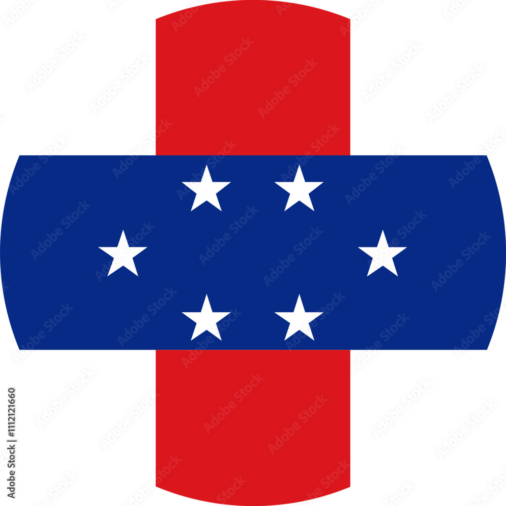 Chat Icon on Netherlands Antilles Flag Chat Icon on Netherlands Antilles Flag