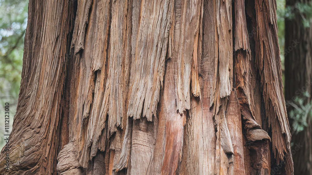 Close-up of Redwood tree bark showcasing its rough texture and rich reddish-brown tones, perfect for natural backgrounds, textures, and organic design projects. Close-up of Redwood tree bark showcasing its rough texture and rich reddish-brown tones, perfect for natural backgrounds, textures, and organic design projects.
