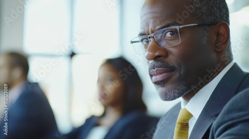 Multicultural business professionals having a meeting in an office