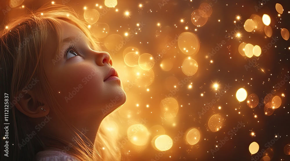 Starlit Dreams: Enchanting Portrait of a Child Amid Golden Christmas Lights
Starlit Dreams: Enchanting Portrait of a Child Amid Golden Christmas Lights