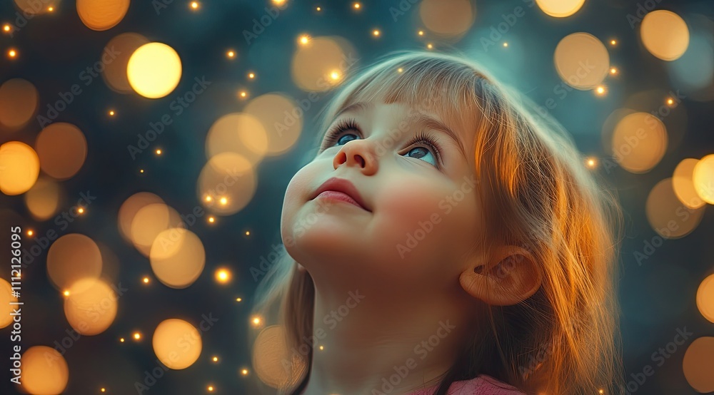 Starlit Dreams: Enchanting Portrait of a Child Amid Golden Christmas Lights
Starlit Dreams: Enchanting Portrait of a Child Amid Golden Christmas Lights