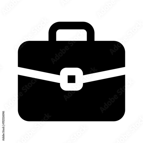 briefcase glyph icon