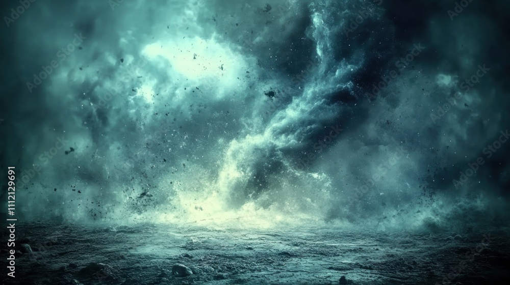 Dark and Turbulent Ocean Scene with Chaotic Waves and Dramatic Light Effects Creating an Intense Atmosphere of Power and Mystery in a Striking Visual Display Dark and Turbulent Ocean Scene with Chaotic Waves and Dramatic Light Effects Creating an Intense Atmosphere of Power and Mystery in a Striking Visual Display