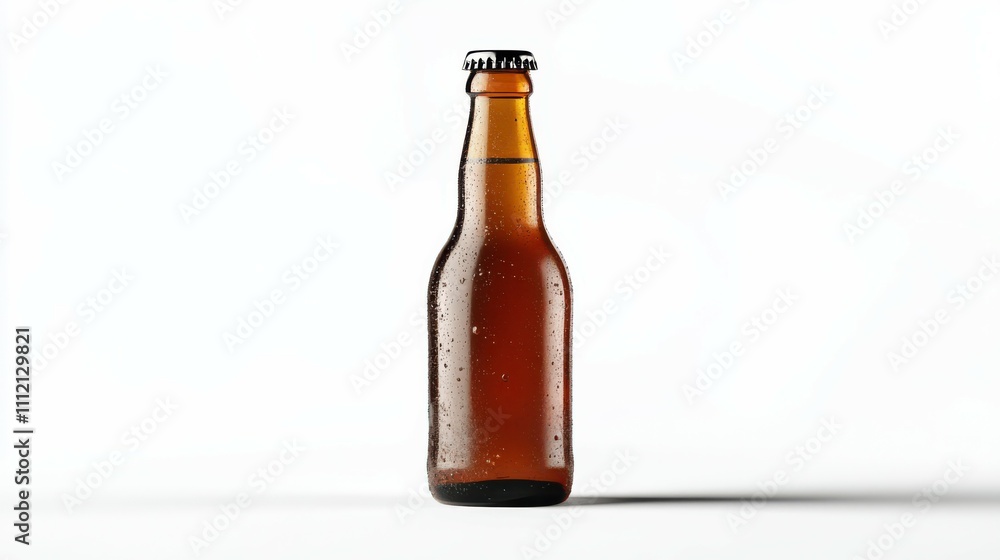 Beer bottle isolated on white background Beer bottle isolated on white background