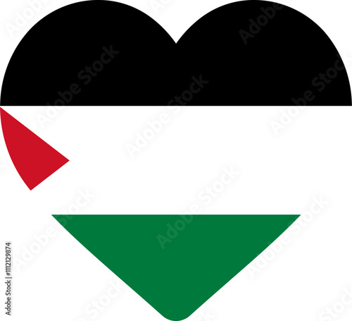 Heart Icon on Palestine Flag Free Download Heart Icon on Palestine Flag - GFXLoad