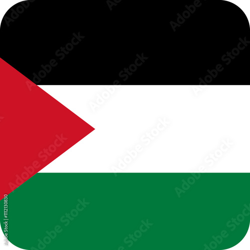 Palestine Flag Square Icon Free Download Palestine Flag Square Icon - GFXLoad