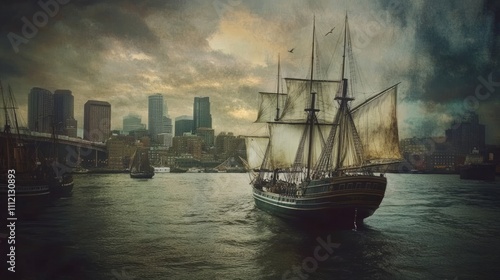 Wallpaper Mural Boston Tea Party Anniversary Torontodigital.ca