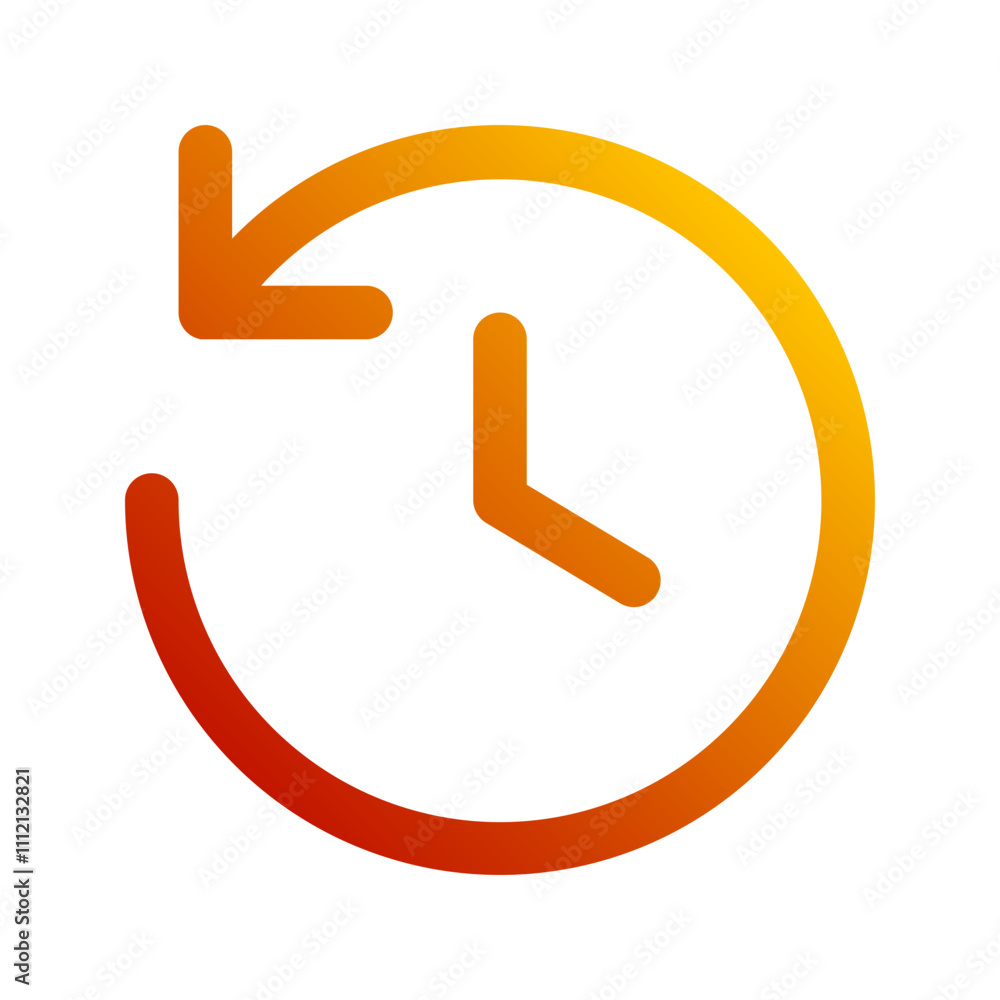 history gradient icon history gradient icon