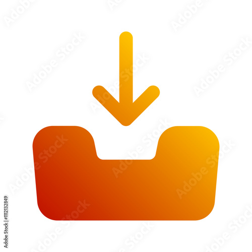 inbox gradient icon