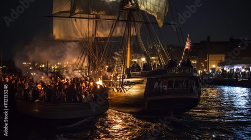 Wallpaper Mural Boston Tea Party Anniversary Torontodigital.ca