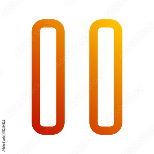 pause gradient icon