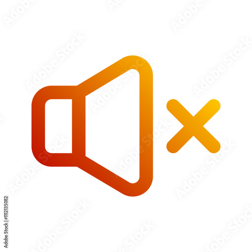 silent gradient icon