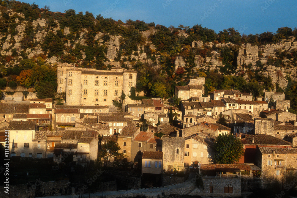 Chateau, Vogüé,, 07, Ardeche, France Chateau, Vogüé,, 07, Ardeche, France