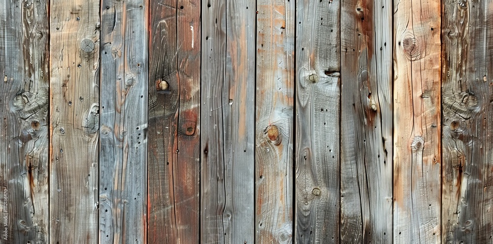 Naklejka premium reclaimed wood Wall Paneling texture background