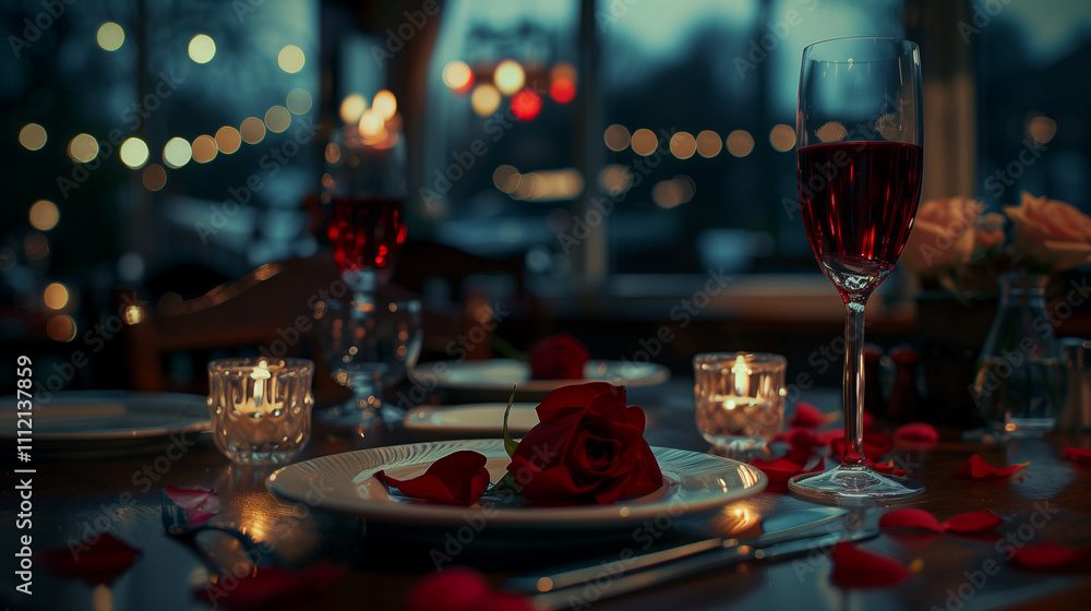 romantic setting romantic setting