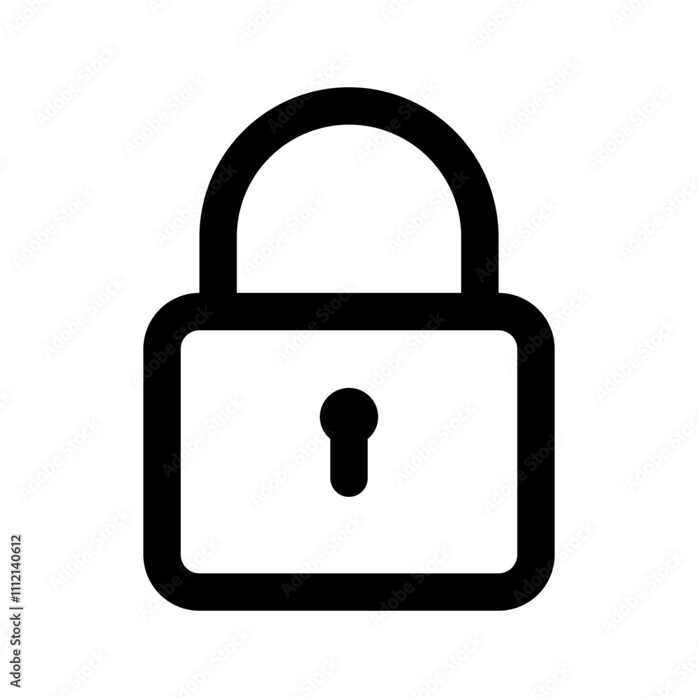 lock line icon lock line icon