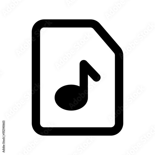 mp3 line icon