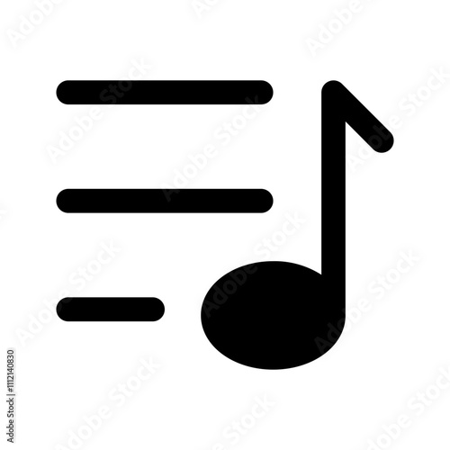 playlist line icon