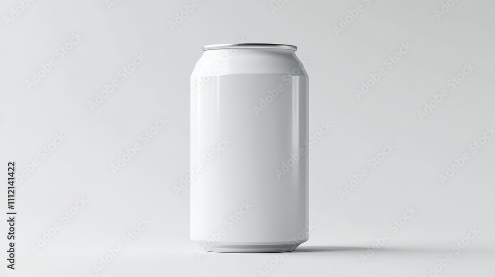 Soda blank can isolated on white background Soda blank can isolated on white background
