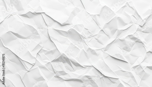 Wallpaper Mural White Crumpled Paper Texture Background Torontodigital.ca