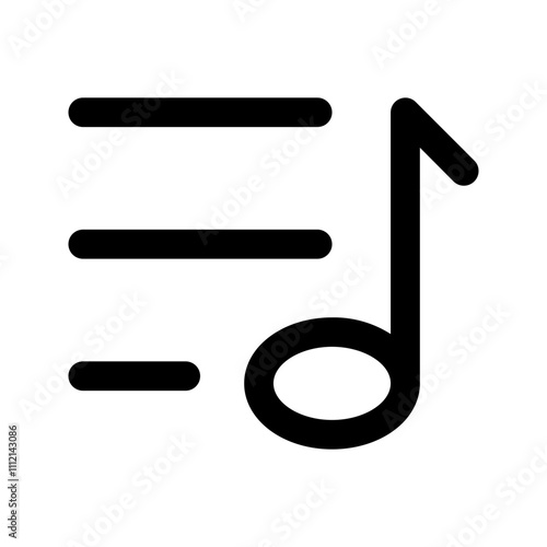 playlist line icon