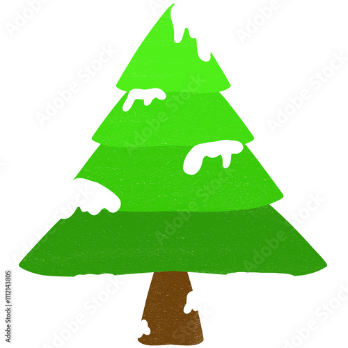 green christmas tree