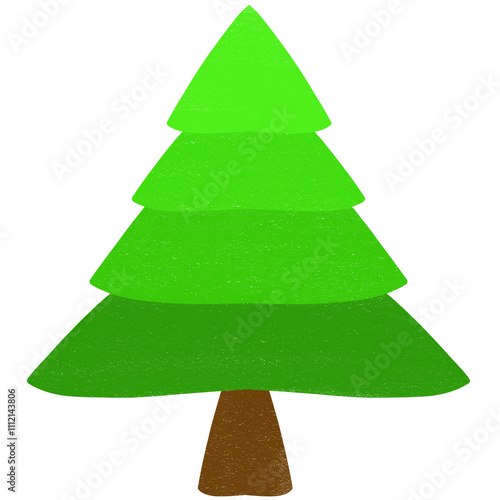 green christmas tree