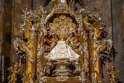 Photography The Infant Jesus of Prague in Church of Our Lady Victorious, Prague, Czech Repub