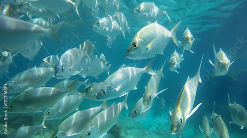 large school of fish