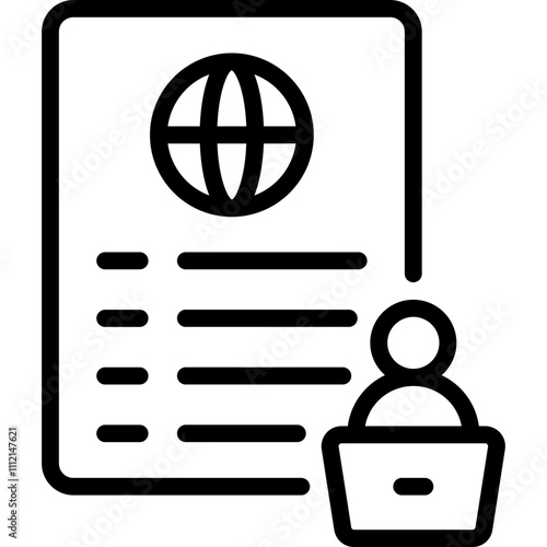 remote work policies icon