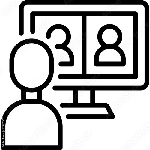 video conferencing icon