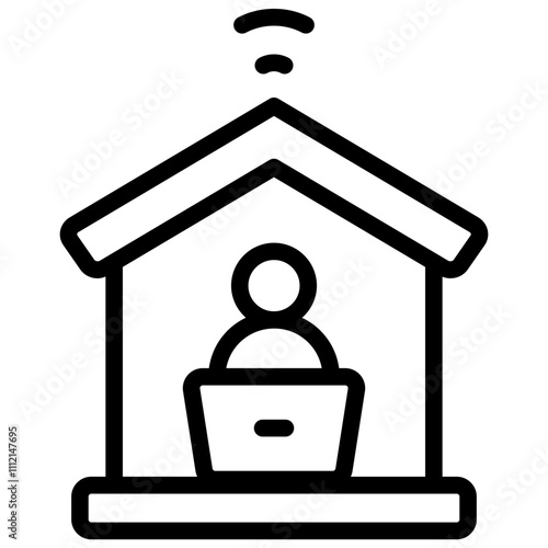 telecommuting icon