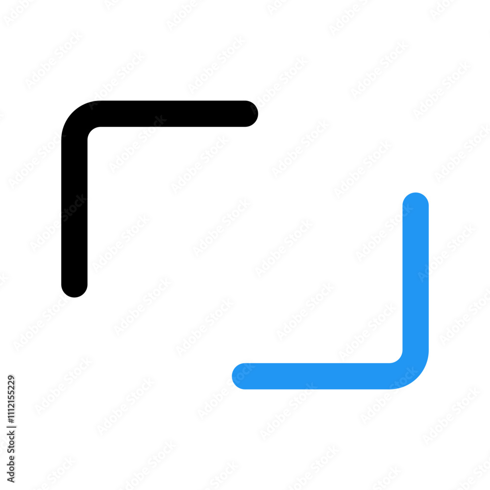 full screen line color icon full screen line color icon
